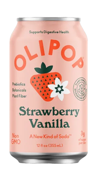 OLIPOP Soda Strawberry Vanilla